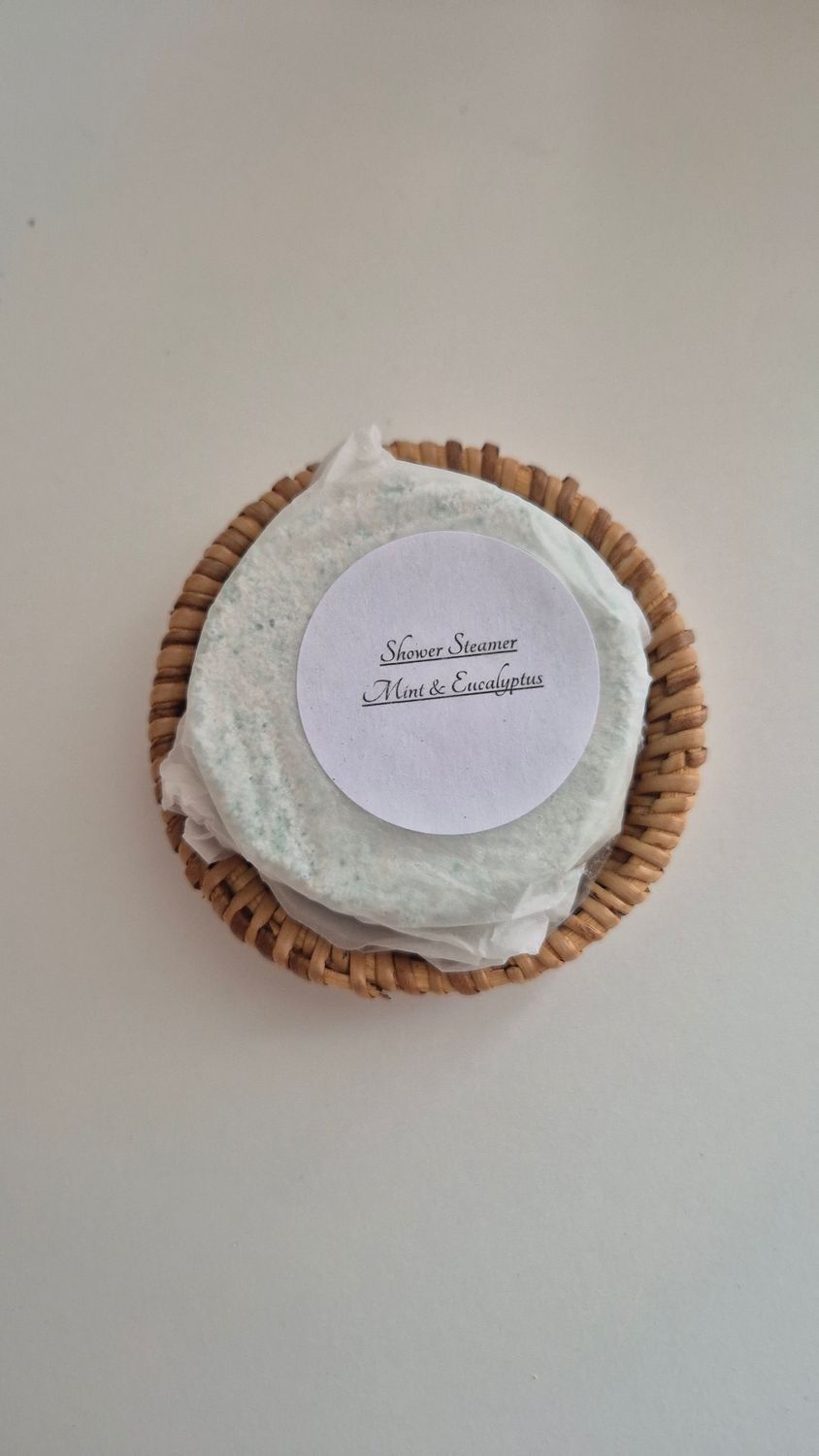 Shower steamer ' mint en eucalyptus'