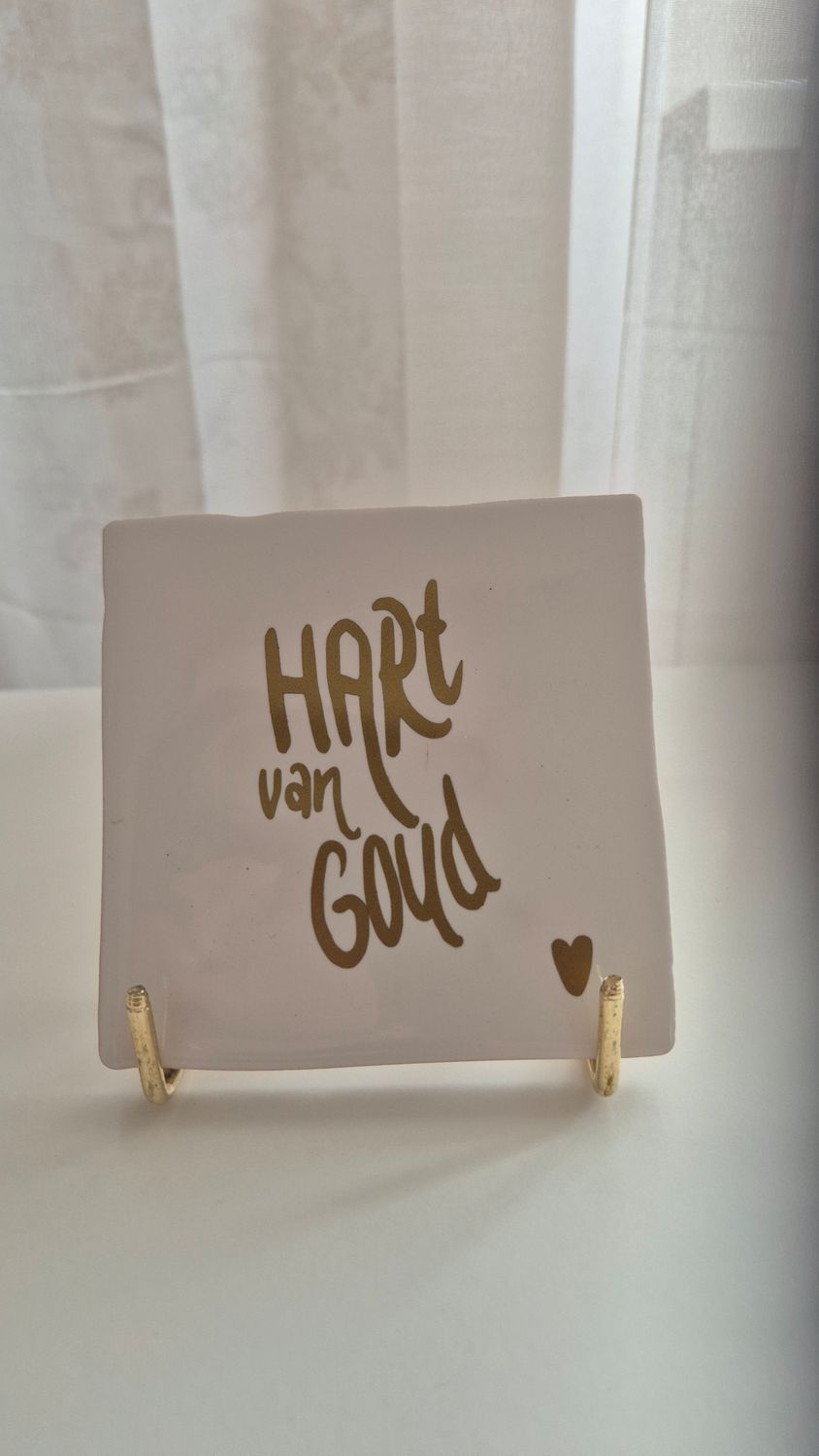 Tegeltje 'Hart van Goud'