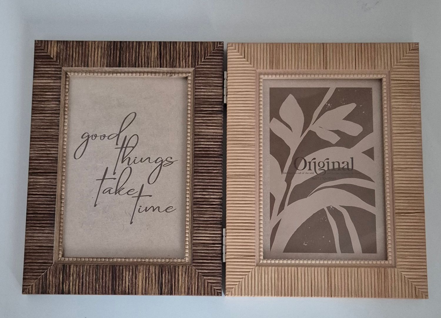 Fotolijst ' good things, take time' 