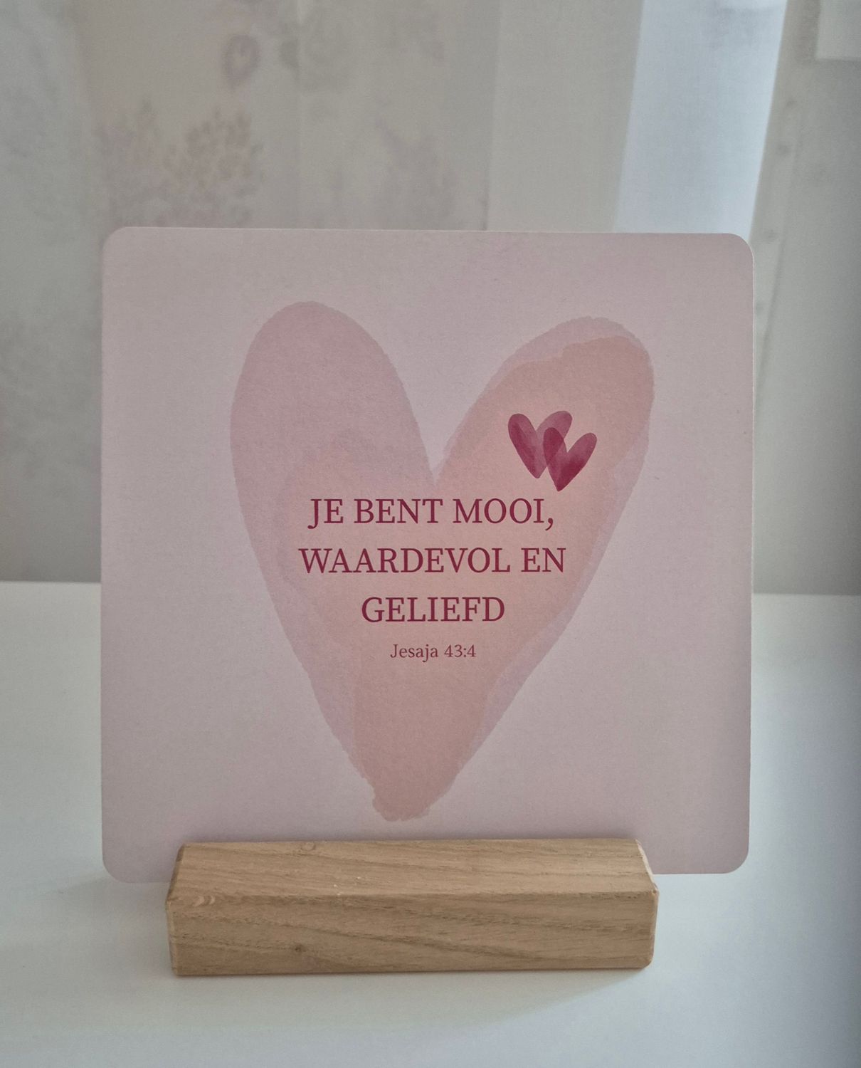 Kaart Bij Annelie 'Je bent mooi, waardevol, geliefd'