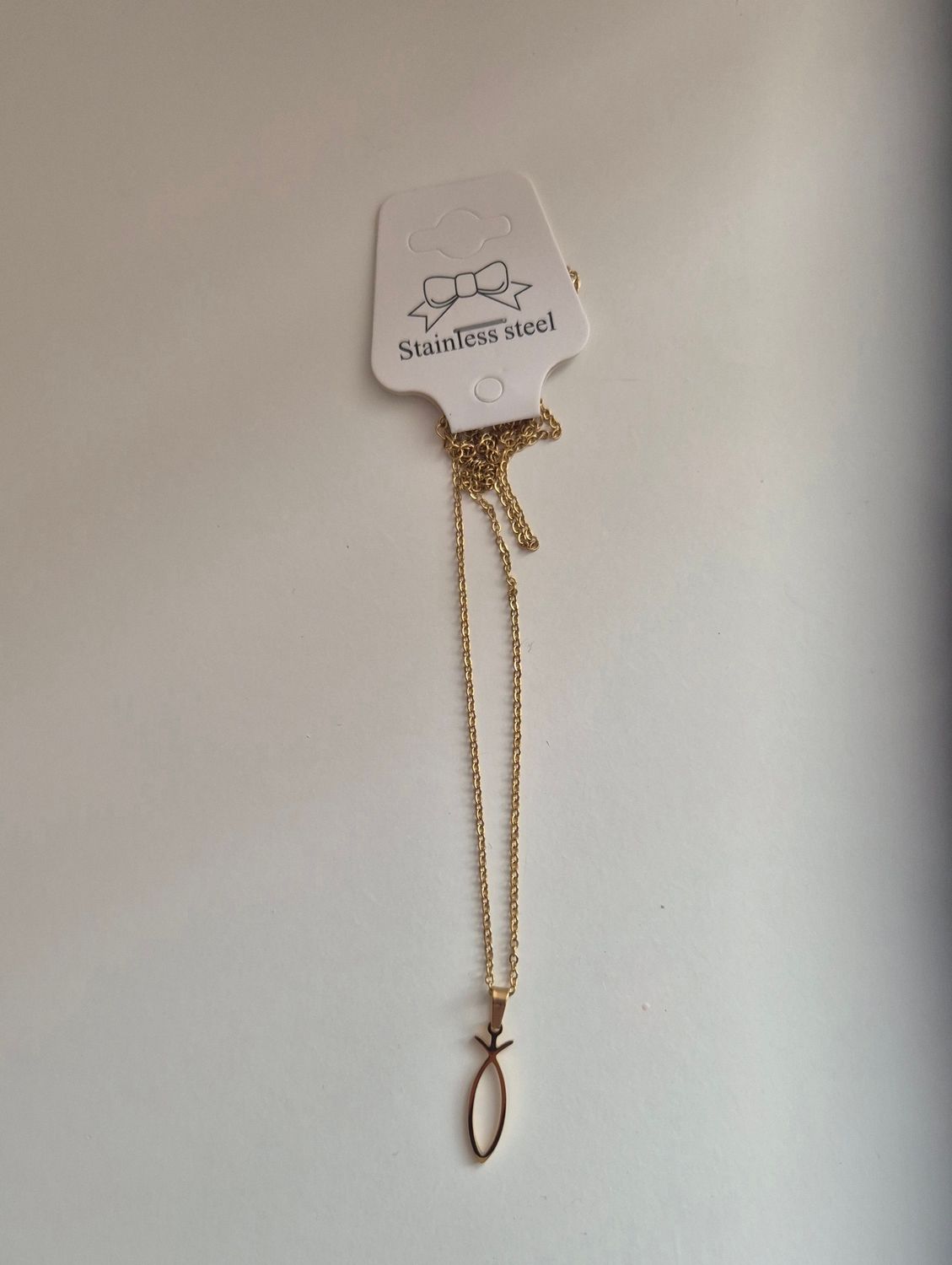 Ketting 'Ichtus visje' goud