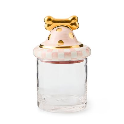 rosy check canine cookie jar
