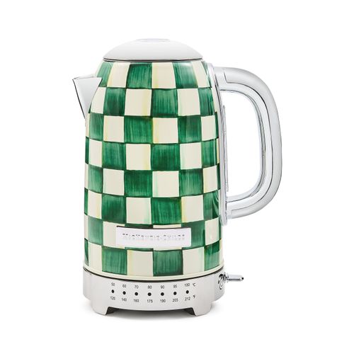 emerald check electric kettle