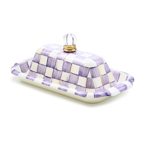 violet check butter box