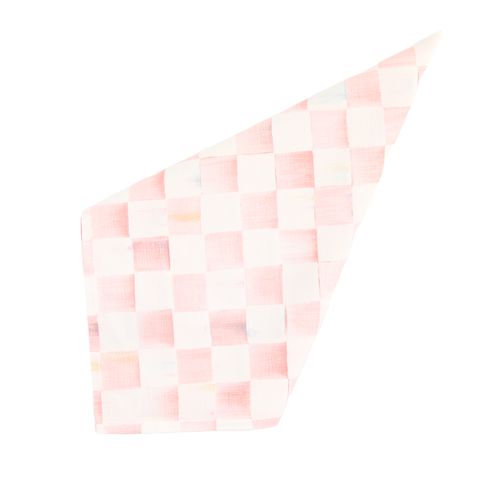 rosy check napkin