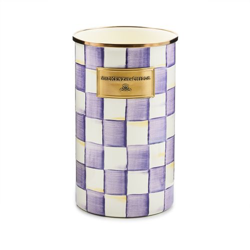 violet check utensil holder