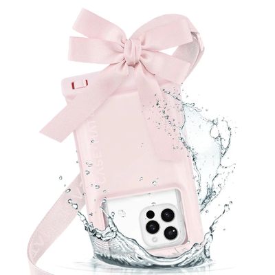 Ballet Pink Bow Floating Pouch