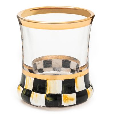 courtly check shot glass