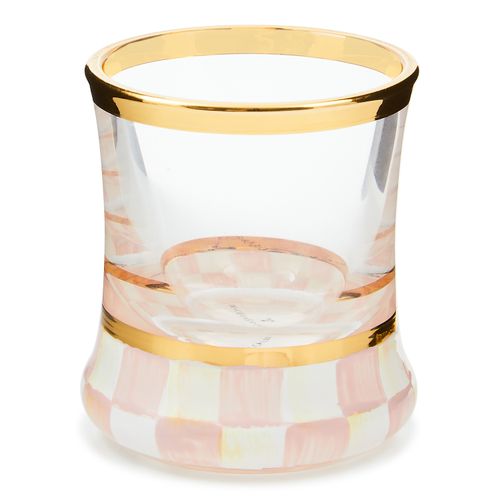 rosy check shot glass
