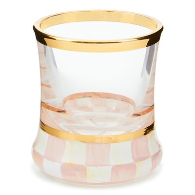 rosy check shot glass