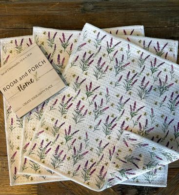 Lavender Field - Dishcloth - set of 3