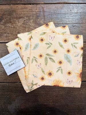 Sunflower Dishcloths  (set of 3)