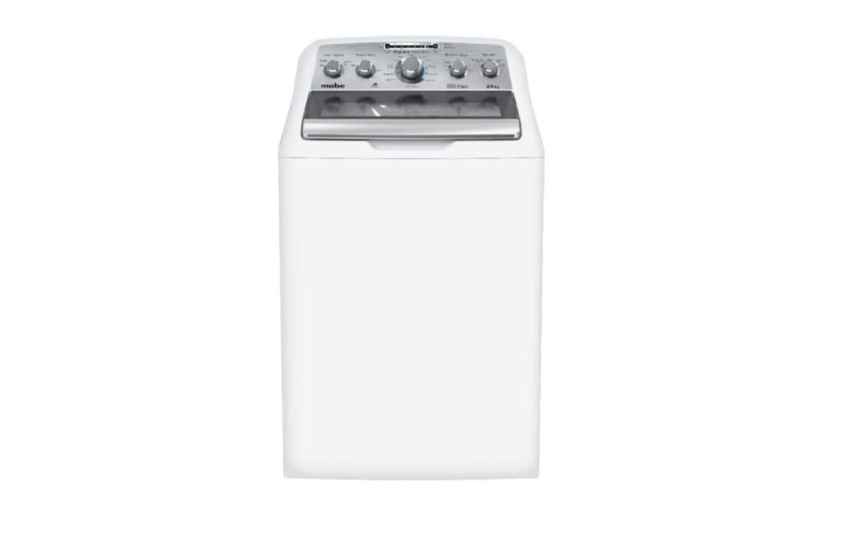 Lavadora Automática AQ. Green High Efficiency 24 kg Blanca con Sanitizado MABE - LMA74215WBAB1