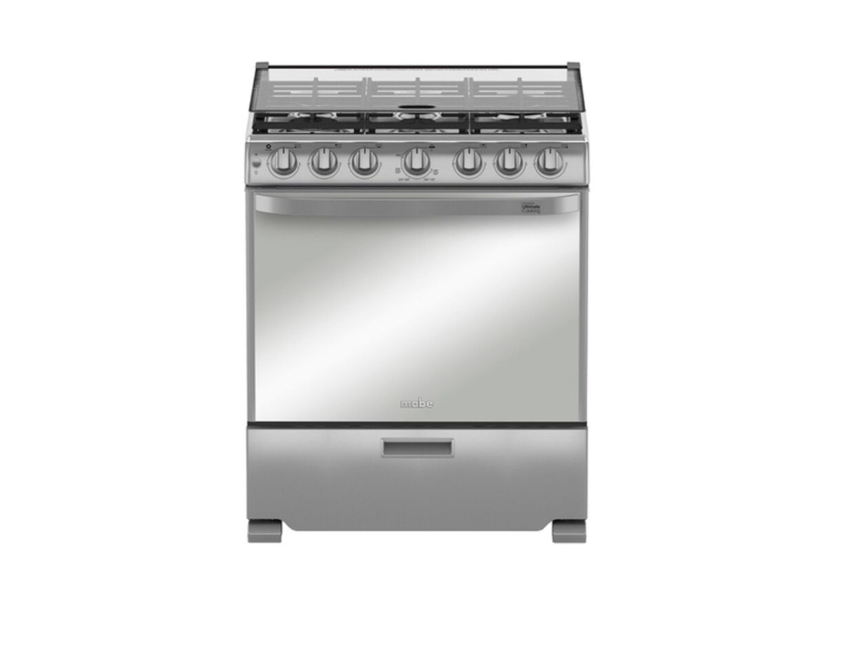 Estufa de Piso 76 cm (30 pulgadas) Inoxidable MABE - DEM7673CFIX3;