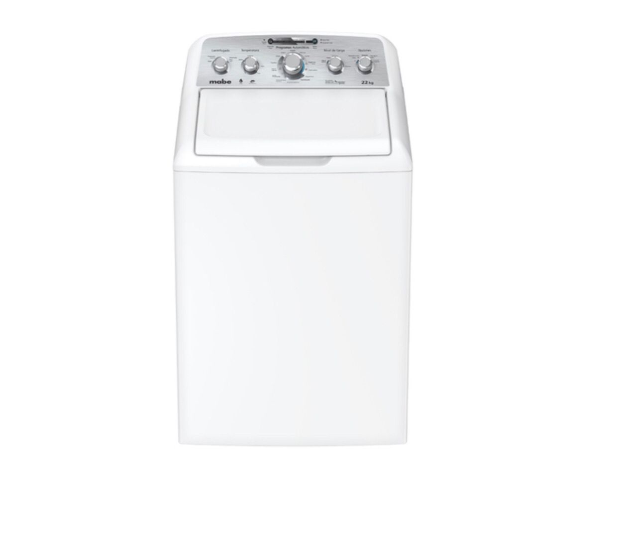 Lavadora Automática Aqua Saver Green High Efficiency 22 kg Blanca con Sanitizado MABE - LMH72205CBAB0