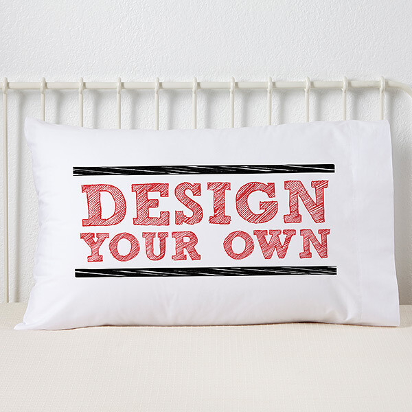 Standard Personalized Pillowcase Sale Design must be ready