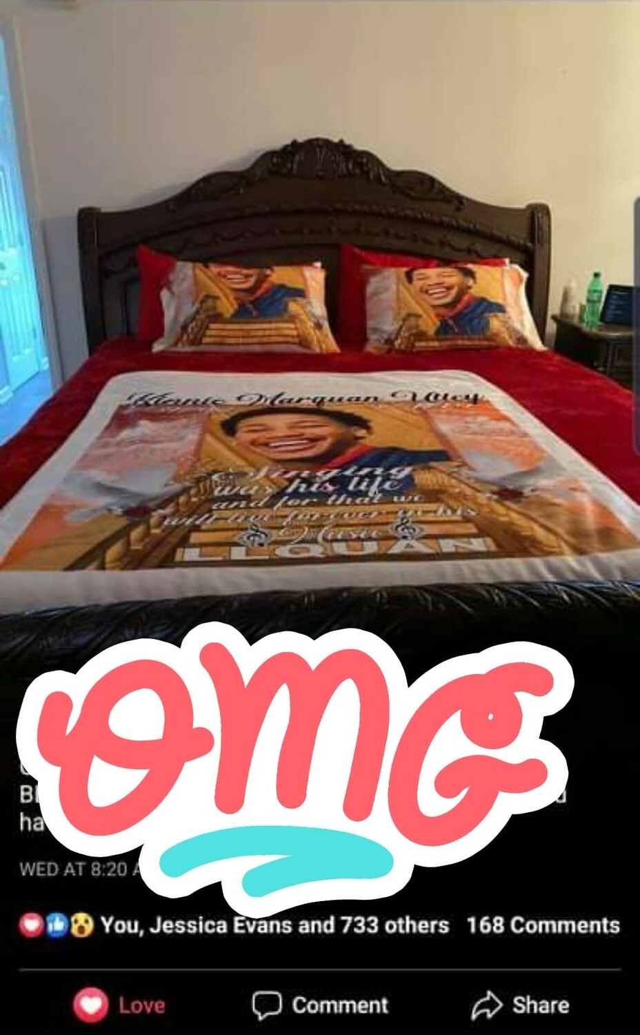 Personalized Photo Fluffy Mink Throw Blanket