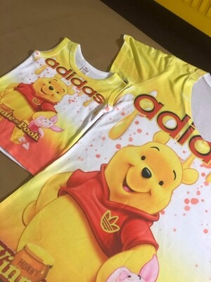 3D Winnie Pooh Tank Top Shirt 👕 3D Winnie Pooh Tank Top Shirt 👕