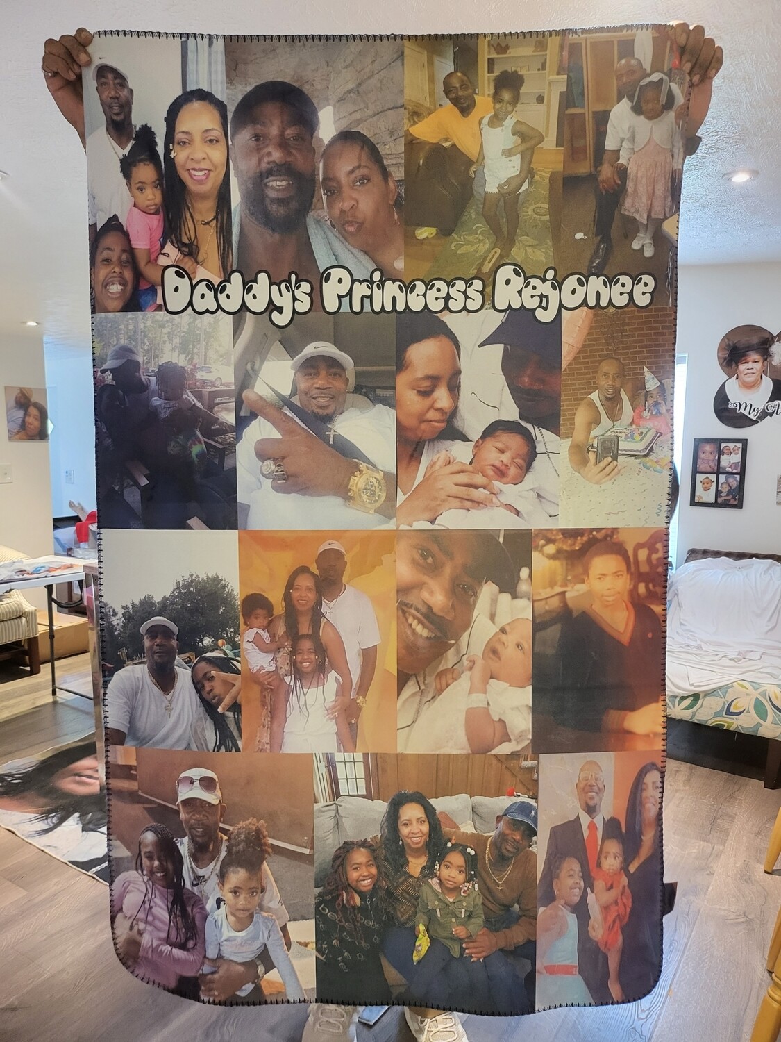 Personalized Photo Throw Blanket 36x60