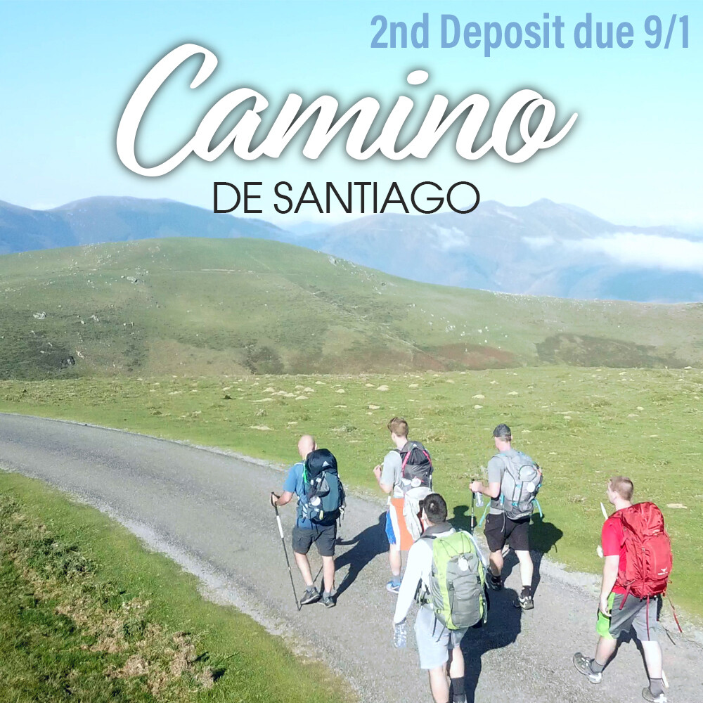 Camino de Santiago Experience 2nd Deposit