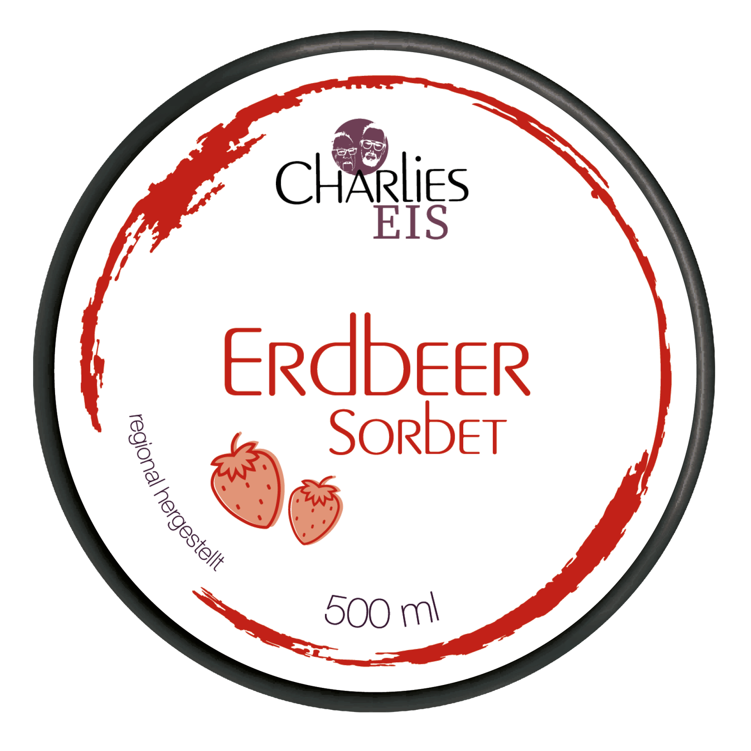 Erdbeer Sorbet 500 ml