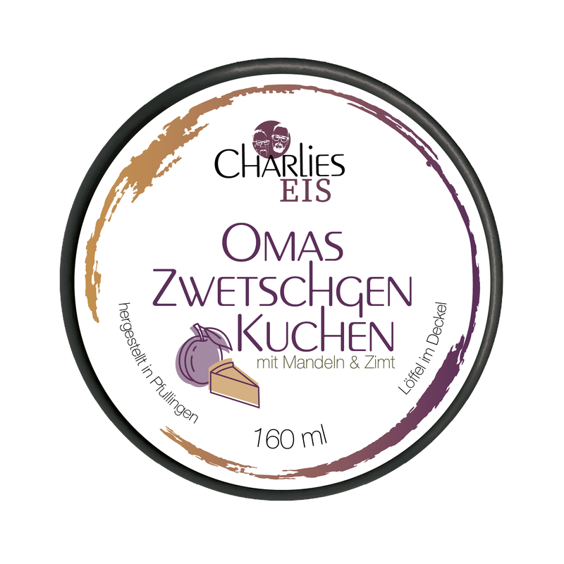 Omas Zwetschgenkuchen mit Mandeln & Zimt 160 ml