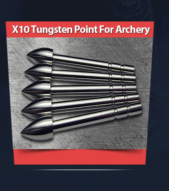 X10 Tungsten Point for Archery