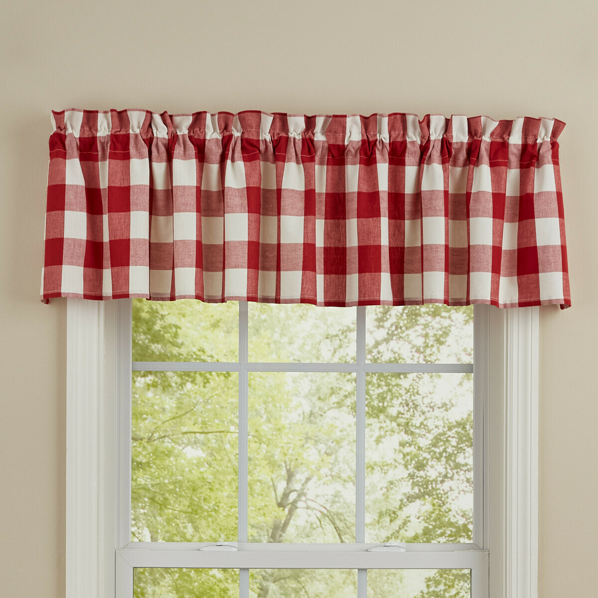 Wicklow Red Valance