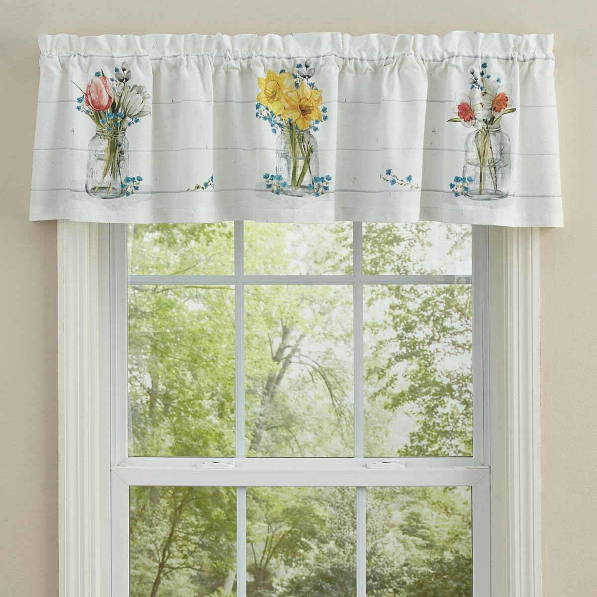 Farmhouse Spring Valance