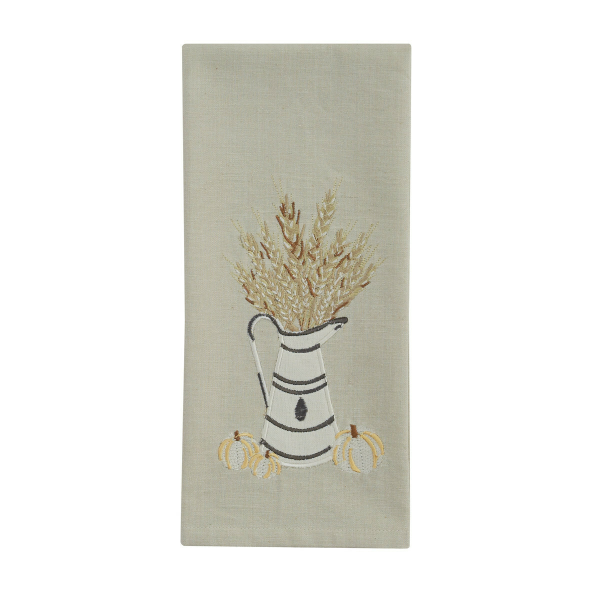 White and Wheat Towel