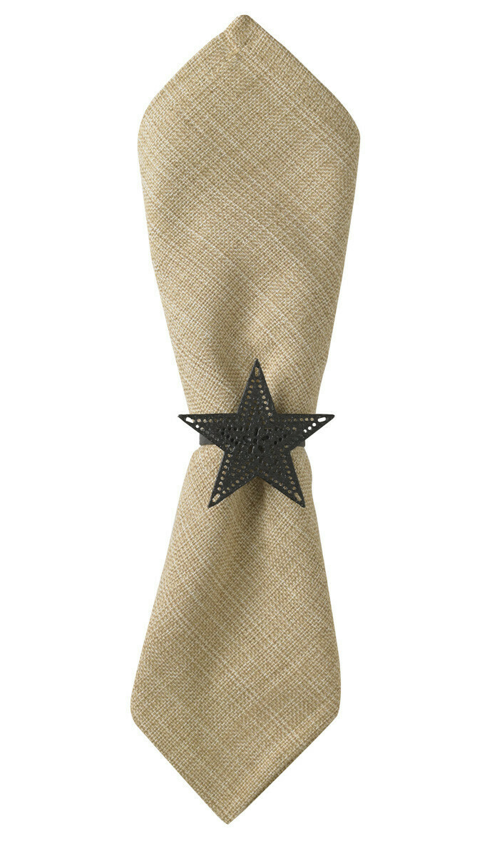 Black Star Napkin Ring