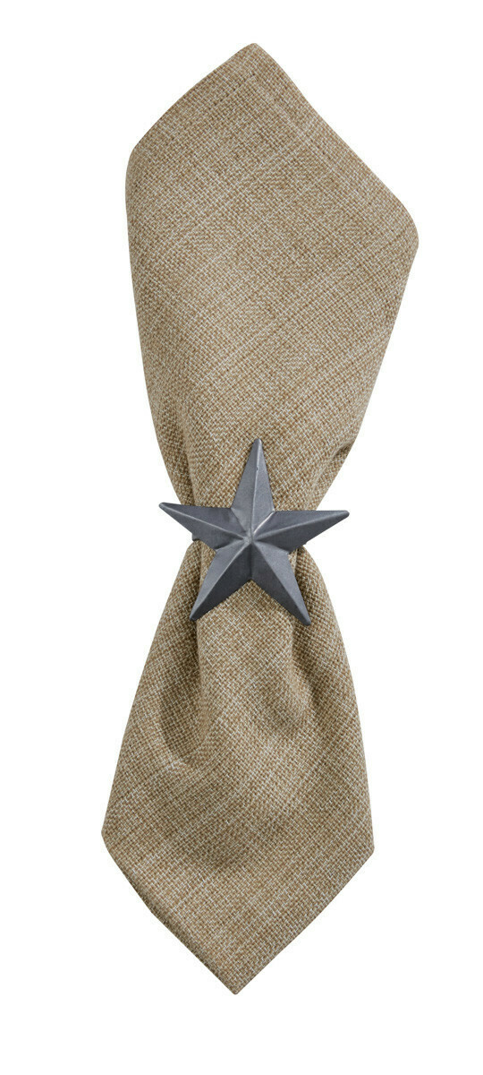 Galvanized Star Napkin Ring