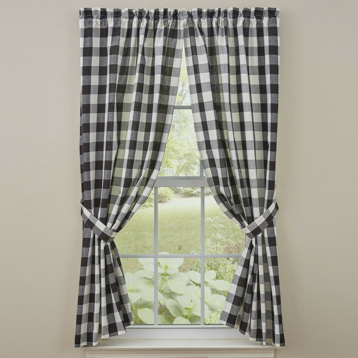 Wicklow Check Panel Set 63&quot;