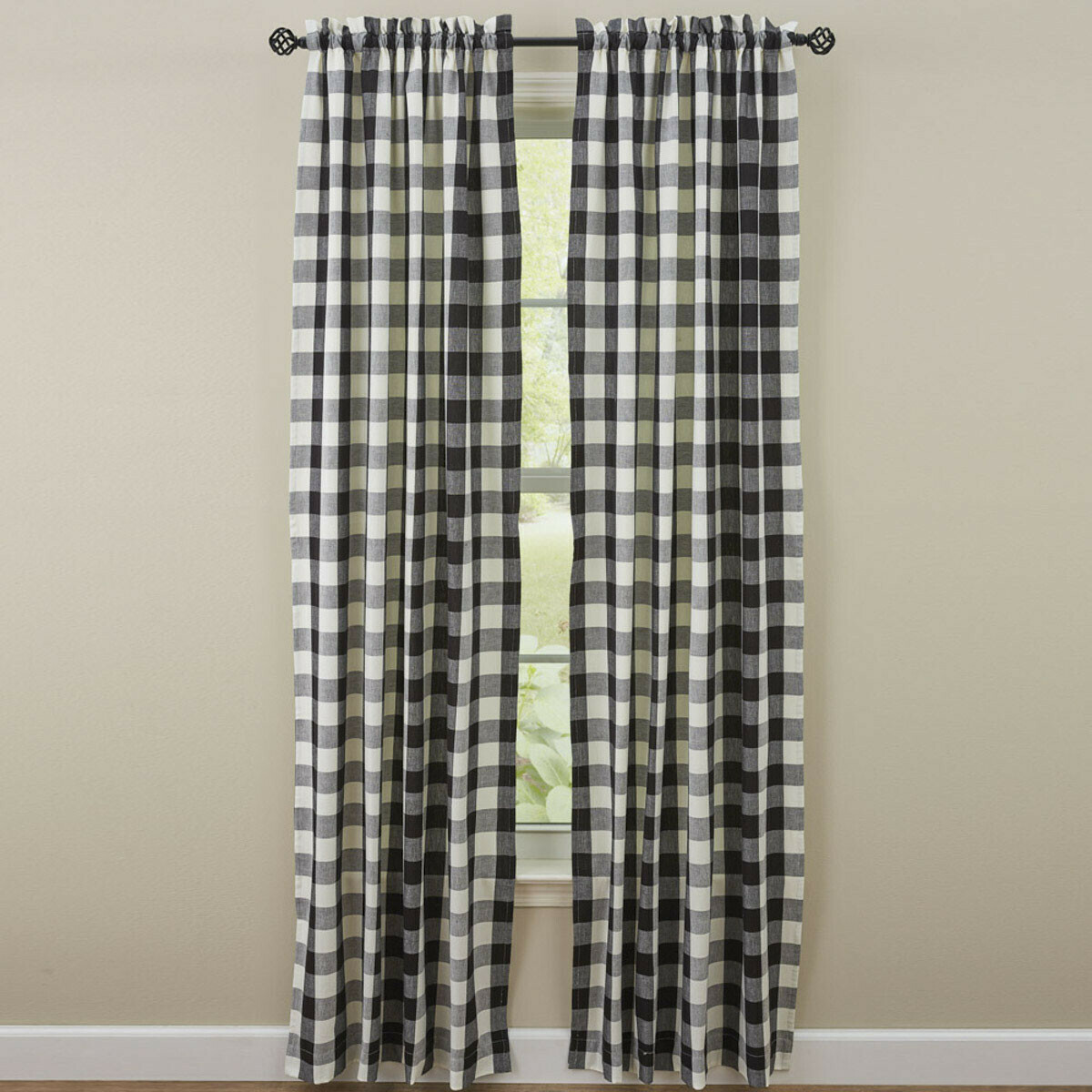 Wicklow Check Panel Set 84&quot;