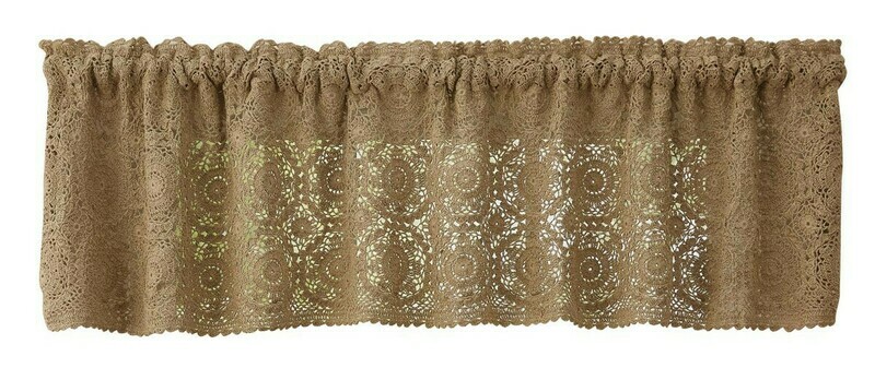 Lace Valance Oatmeal