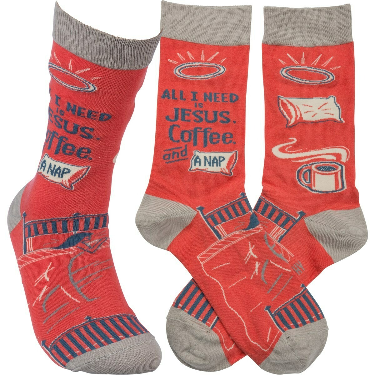 Socks-Jesus, Coffee &amp; A Nap