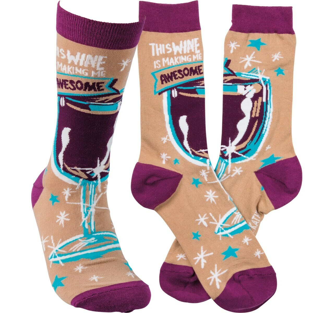 Socks-Wine Is Making Me Awesome