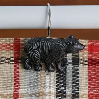 Bear Shower Curtain Hooks