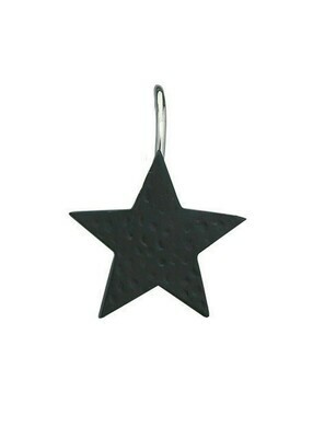 Black Star Shower Curtain Hooks