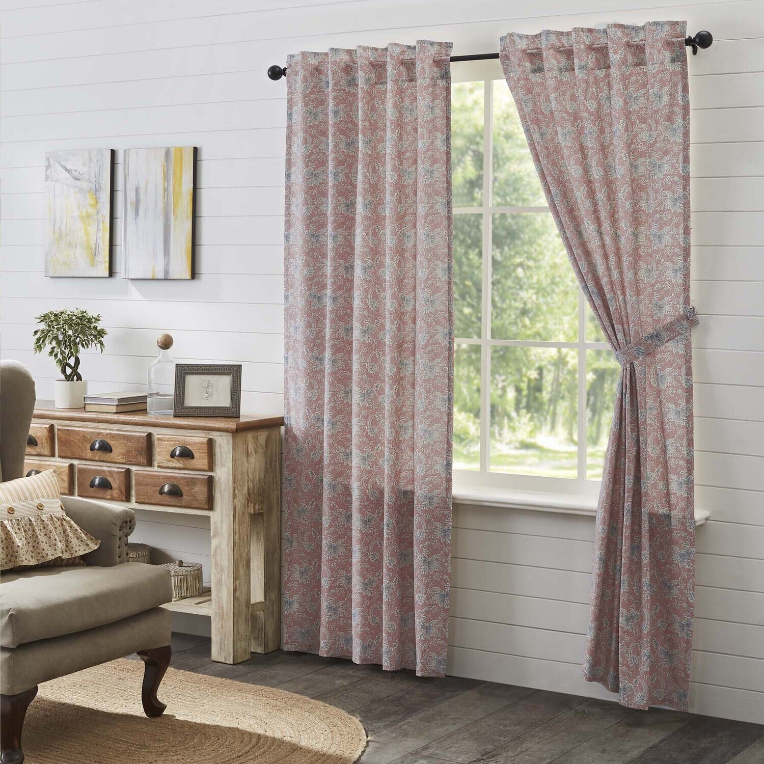 Kaila Floral Long Panel Set