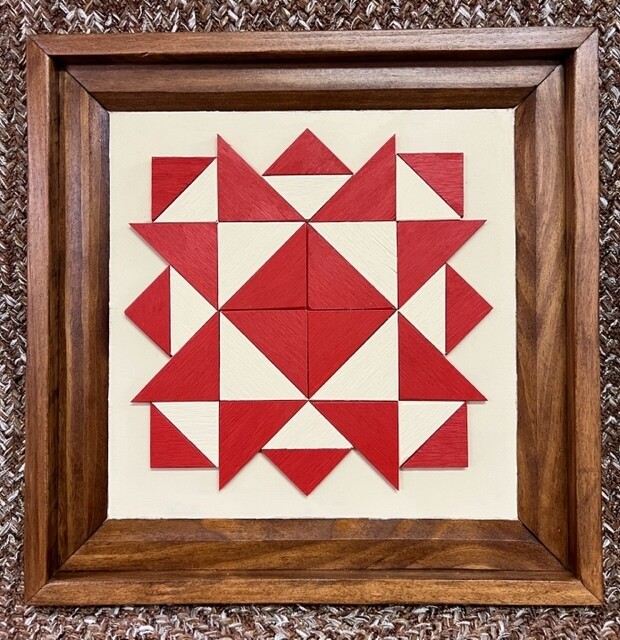 Red &amp; Cream Star