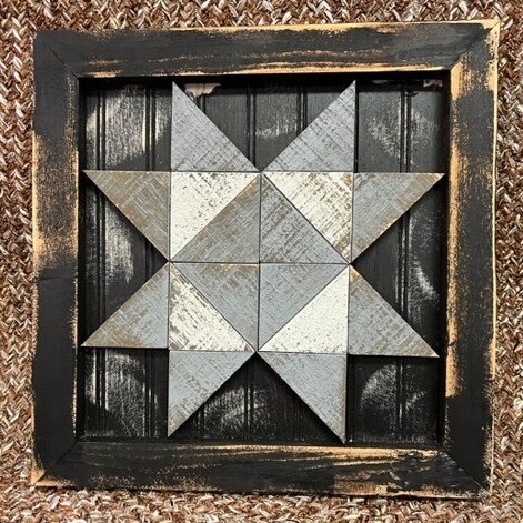 Distressed Gray Star