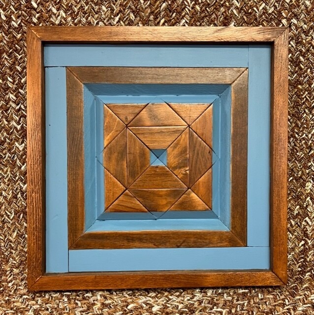 Blue &amp; Natural Shadowbox
