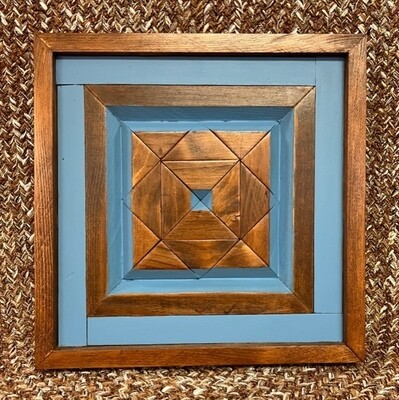 Blue &amp; Natural Shadowbox