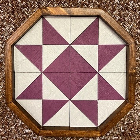 Octagon-Purple/White