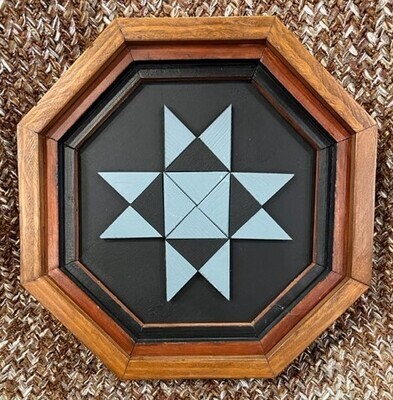 Black &amp; Gray Octagon Star