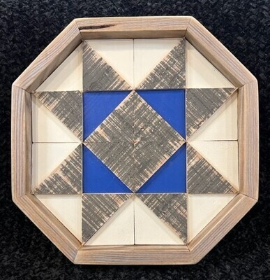 Blue &amp; Cream Octagon