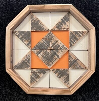 Orange &amp; Cream Octagon