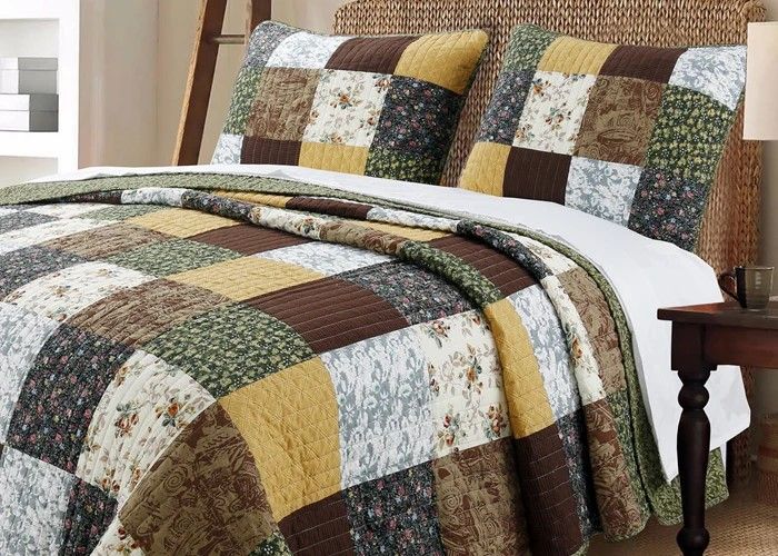 Mountain Floral - Set, Size: Queen(88&quot;x92&quot;) &amp; 2 Shams(20&quot;x26&quot;)