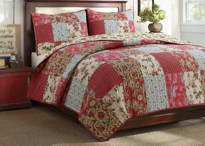 Victorian Garden - Set, Size: Queen(88&quot;x92&quot;) &amp; 2 Shams(20&quot;x26&quot;)